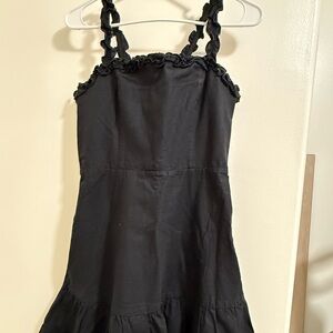 Aqua Black Midi Dress